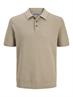 JPRBLURILEY KNIT POLO SS SN lemon pepper