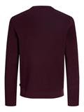 JPRMILANO STITCH KNIT CREW NECK SN bitter chocolate
