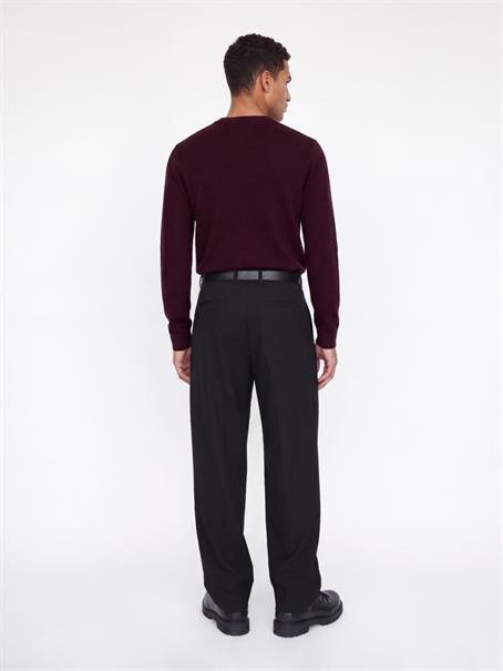 JPRMILANO STITCH KNIT CREW NECK SN bitter chocolate