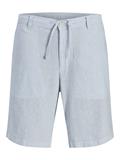 JPSTACE MYKONOS LINEN BLEND SHORTS REG chambray blue