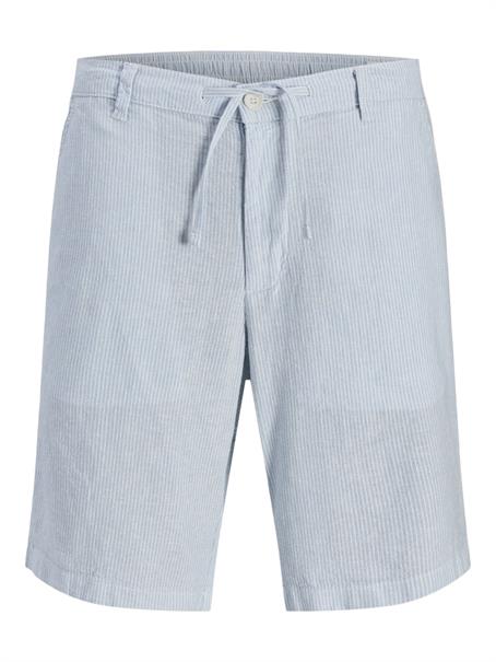 JPSTACE MYKONOS LINEN BLEND SHORTS REG chambray blue