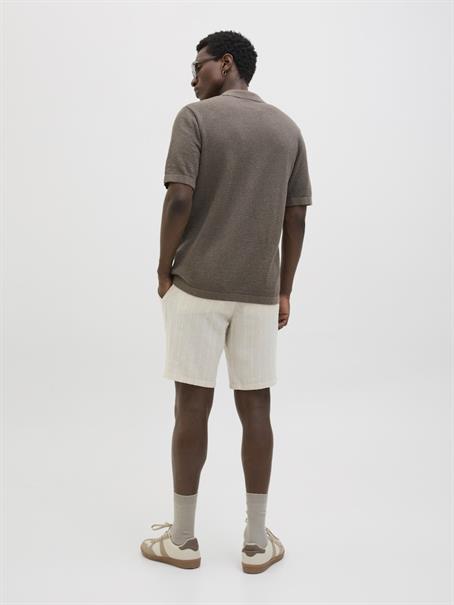 JPSTACE MYKONOS LINEN BLEND SHORTS SRT moonbeam