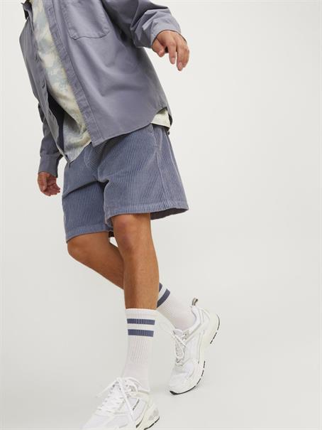 -JPSTBILL JJJUMBO CORDUROY JOGGER SHORT flint stone