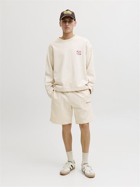 JPSTKARL NORREBRO SWEAT SHORTS REG SN antique white