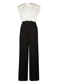 Jumpsuit creamblack