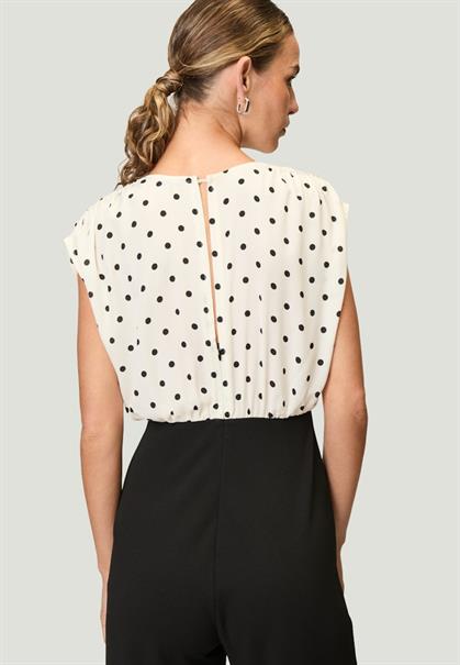 Jumpsuit creamblack