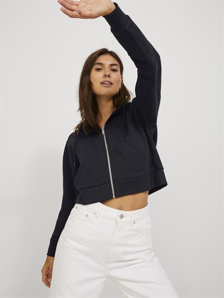 JXABBIE REG LS EVERY ZIP HOOD SWT NOOS black