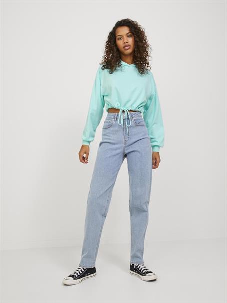 JXALFA LOOSE LS EVERY CROP HOOD SWT SN aruba blue