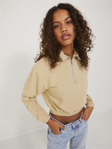 JXALFA REG LS SHORT HALF ZIP SWT SN incense