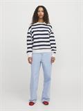 JXALFA STRIPE RLX LS CREW SWT LN vanilla ice