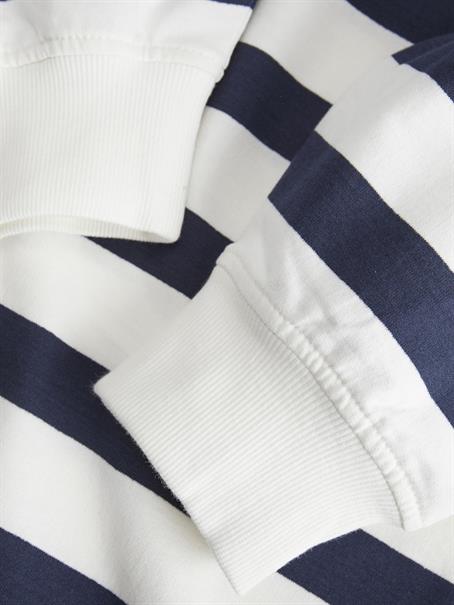 JXALFA STRIPE RLX LS CREW SWT LN vanilla ice