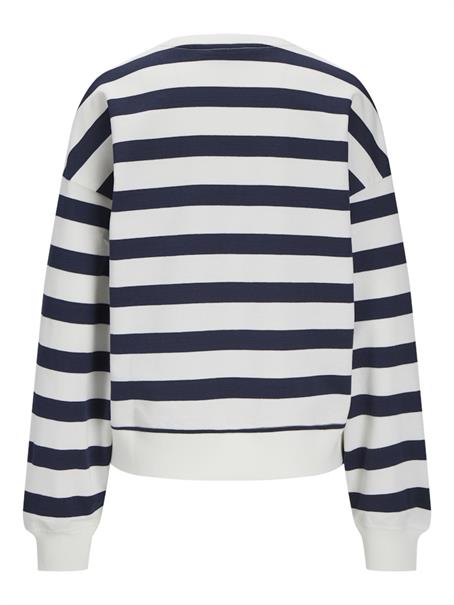 JXALFA STRIPE RLX LS CREW SWT LN vanilla ice