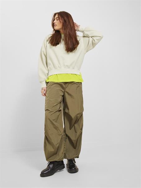 JXALIMA LOOSE LS CREW SWT bone white