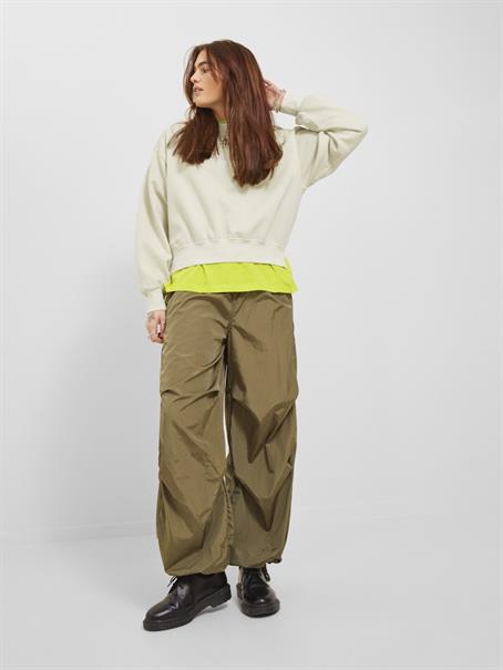 JXALIMA LOOSE LS CREW SWT bone white