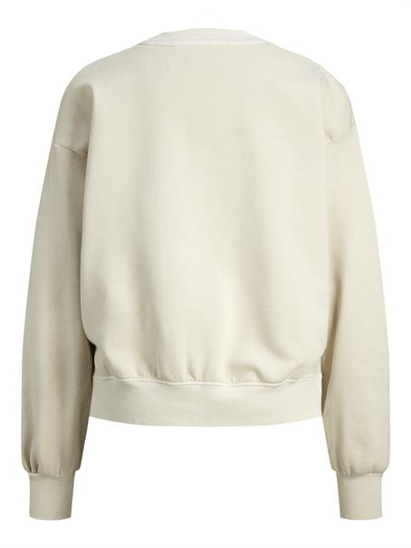 JXALIMA LOOSE LS CREW SWT bone white