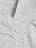 JXALLY VOL LS HOOD SWT SN light grey melange