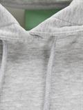 JXALLY VOL LS HOOD SWT SN light grey melange