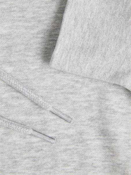 JXALLY VOL LS HOOD SWT SN light grey melange