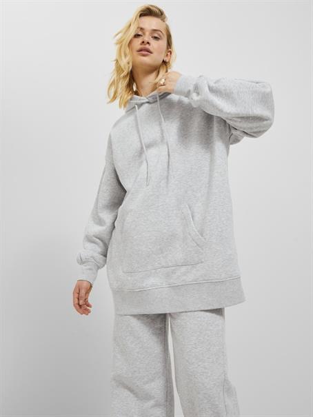 JXALLY VOL LS HOOD SWT SN light grey melange