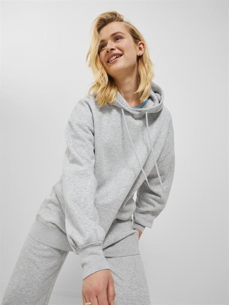 JXALLY VOL LS HOOD SWT SN light grey melange