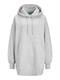 JXALLY VOL LS HOOD SWT SN light grey melange