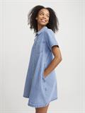 JXAMARA SS DENIM DRESS DNM SN light blue denim