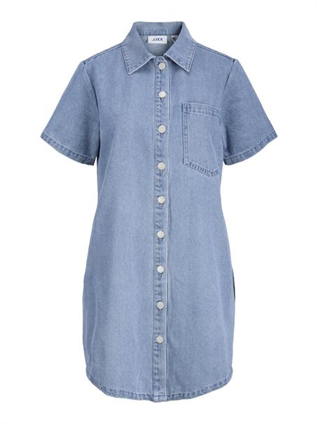 JXAMARA SS DENIM DRESS DNM SN light blue denim