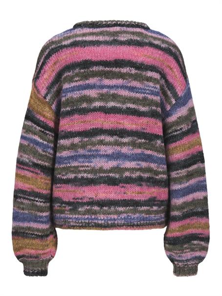 JXAMELIA CREW NECK KNIT barberry