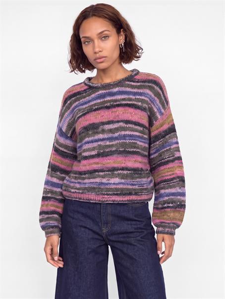 JXAMELIA CREW NECK KNIT barberry