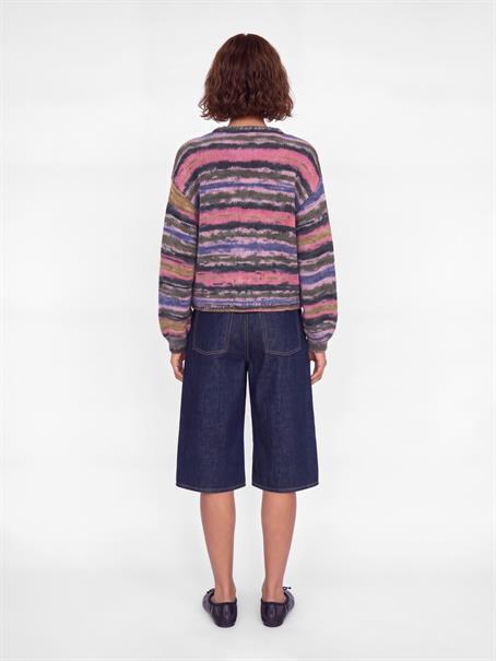 JXAMELIA CREW NECK KNIT barberry