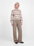 JXAMELIA CREW NECK KNIT fog