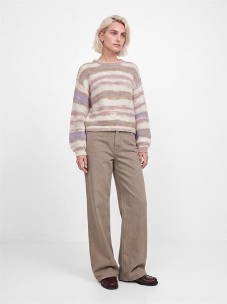 JXAMELIA CREW NECK KNIT fog