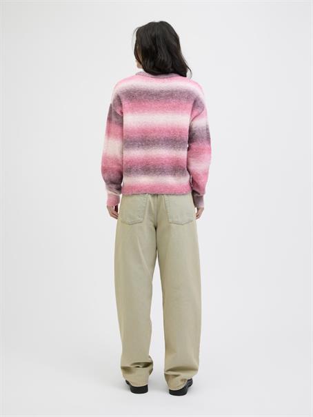 JXAMIRA CREW NECK KNIT LN barberry
