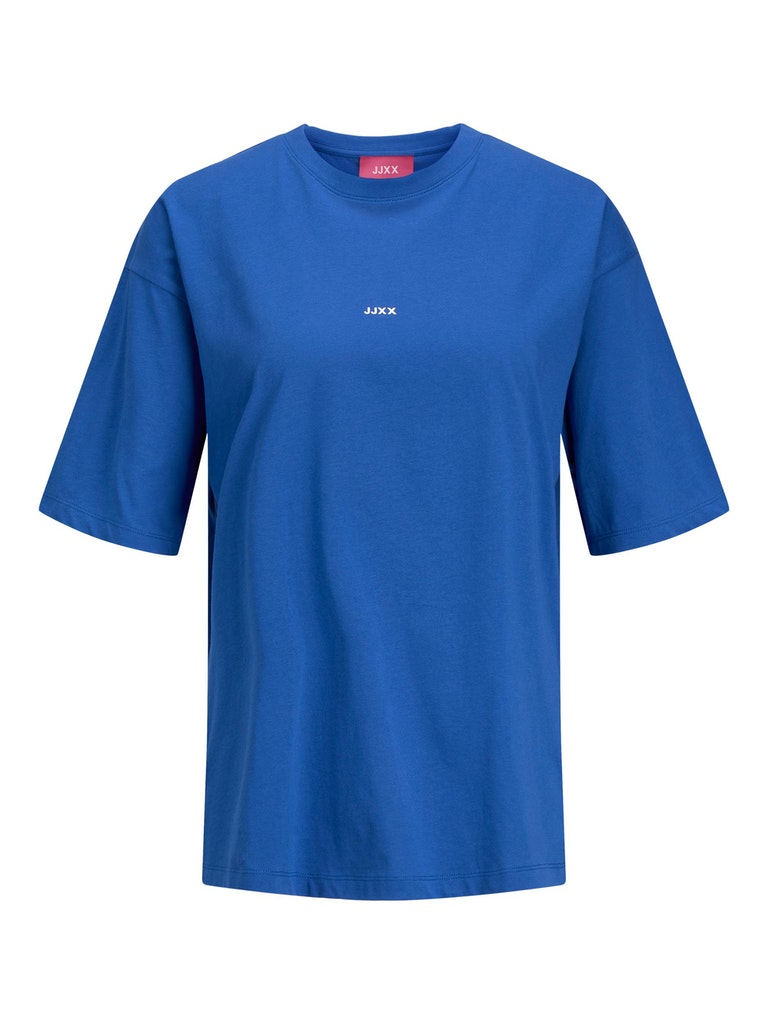 Jjxx Damen T-Shirt 12205777 Blue Iolite - kleidung mode