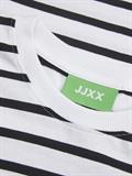 JXANNA SS REGULAR EVERY STRIPE TEE JRS bright white1