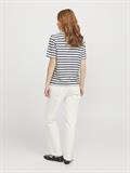 JXANNA SS REGULAR EVERY STRIPE TEE JRS bright white1