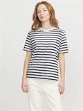 JXANNA SS REGULAR EVERY STRIPE TEE JRS bright white1
