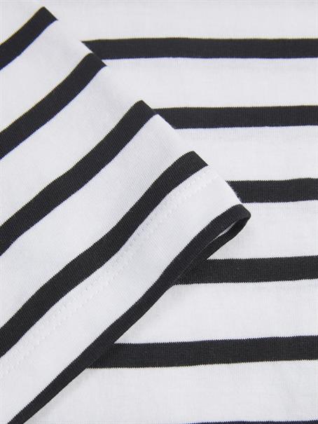 JXANNA SS REGULAR EVERY STRIPE TEE JRS bright white1