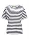 JXANNA SS REGULAR EVERY STRIPE TEE JRS bright white1
