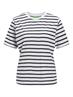 JXANNA SS REGULAR EVERY STRIPE TEE JRS bright white1