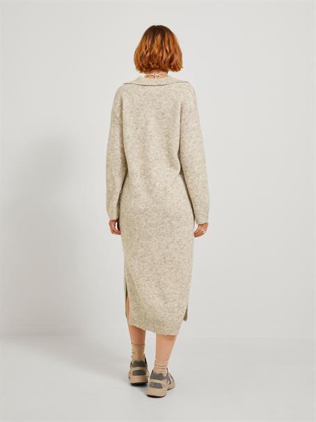 JXARIELLA POLO NECK DRESS KNIT cloud dancer