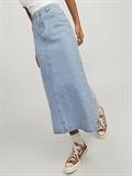 JXAURA LONG MW DENIM SKIRT DNM light blue denim