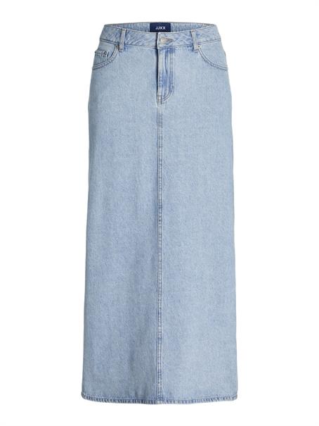 JXAURA LONG MW DENIM SKIRT DNM light blue denim