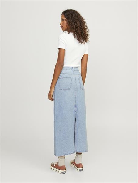 JXAURA LONG MW DENIM SKIRT DNM light blue denim