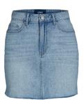 JXAURA RH SKIRT RA SN light blue denim