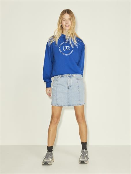 JXBEATRICE LOOSE LS SWEAT SWT NOOS blue iolite