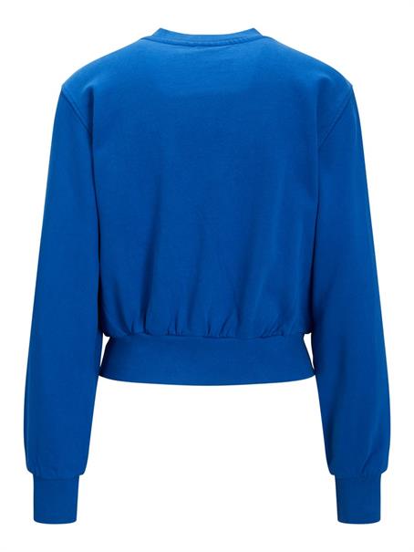 JXBELLA LS RELAXED VINT SWEAT SN blue iolite-bright white print