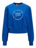 JXBELLA LS RELAXED VINT SWEAT SN blue iolite-bright white print