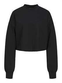 JXCAIA RLX CROPPED LS CREW SWT black