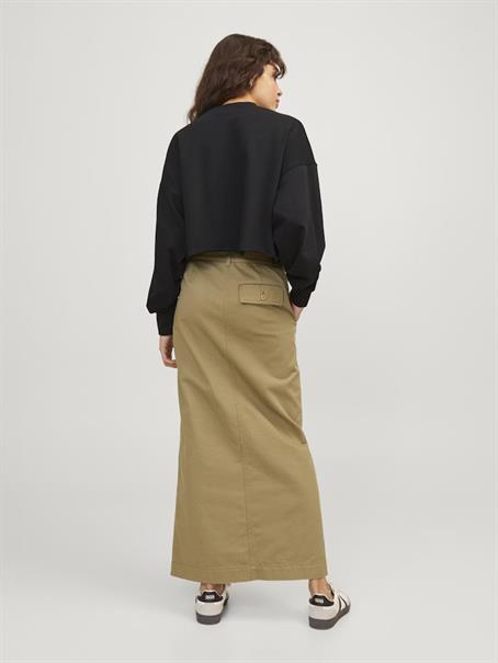 JXCAIA RLX CROPPED LS CREW SWT black